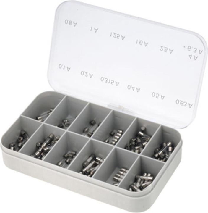 Produktbild Scharnberger+Hasenbein 60600 Sicherungssortiment 4 mit 200 Feinsicherungen 5x20 flink