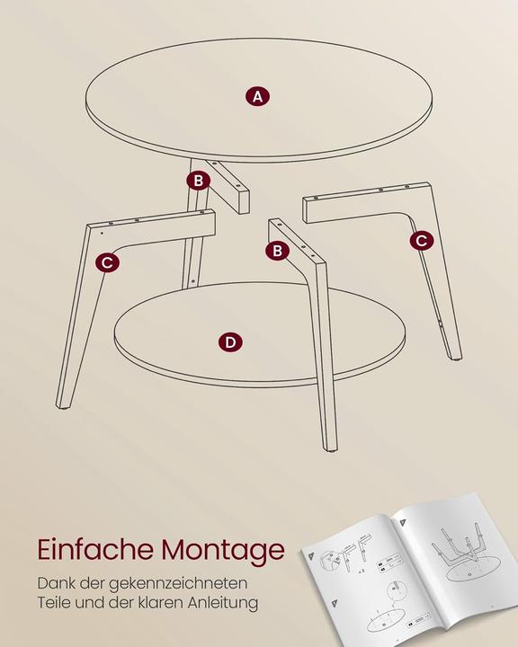 Produktbild Vasagle Couchtisch