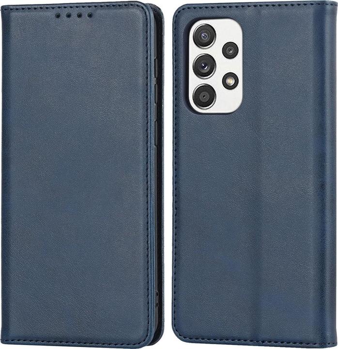 Cover-Discount Galaxy A53 5G - Stand Flip Case Hülle dunkelblau (Samsung Galaxy A53 5G)