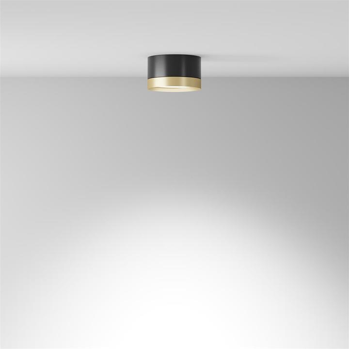 Produktbild Maytoni Hoop Deckenleuchte, Deckenlampe GX53 5cm Schwarz / Gold (GX53)