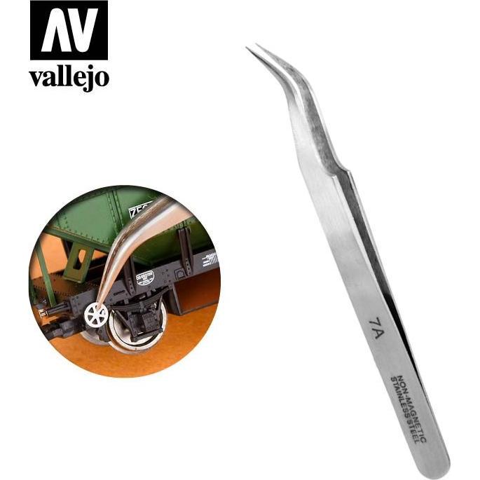 Vallejo, Pinzette, Extra Fine Curved Tweezers (T12004)