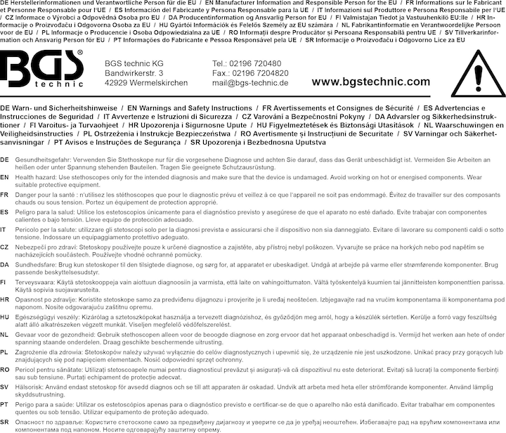 Produktbild BGS Elektronisches Stethoskop
