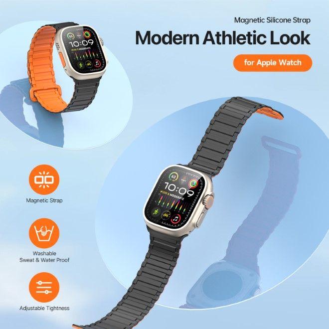 Produktbild Dux Ducis KJ Armband (42 mm, 44 mm, 45 mm, 49 mm, Silikon, Magnet)