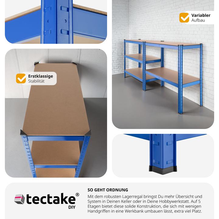 Immagine prodotto tectake Scaffale da magazzino a 5 piani