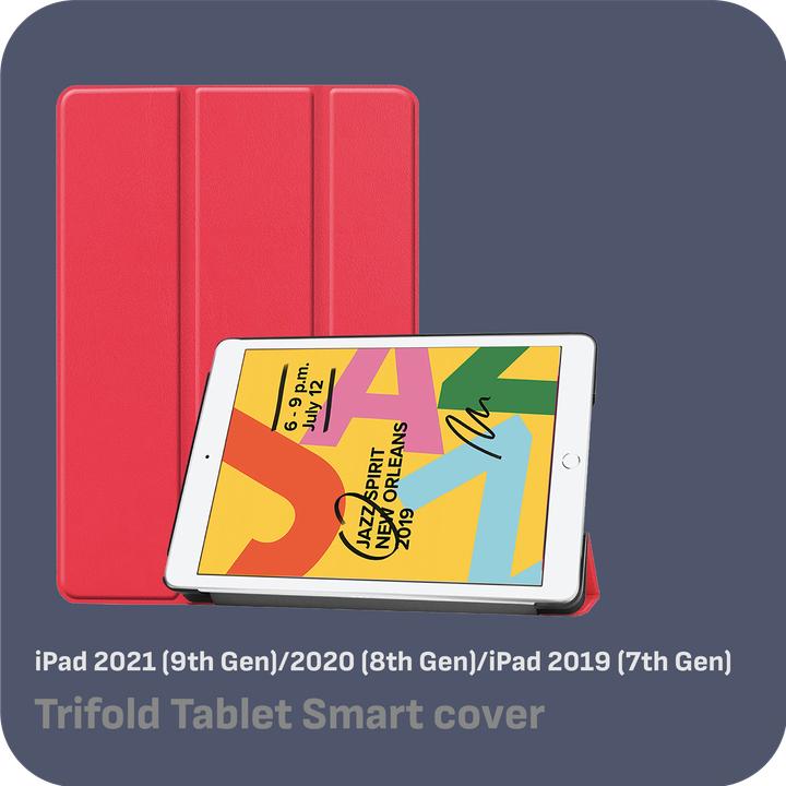 Produktbild Cazy Premium Smart Hülle Kompatibel mit iPad 2021 (9th Gen)/2020 (8th Gen)/iPad 2019 (7th Gen) - Schutz (iPad 2021 (9. Gen), iPad 2019 (7. Gen), iPad 2020 (8. Gen))