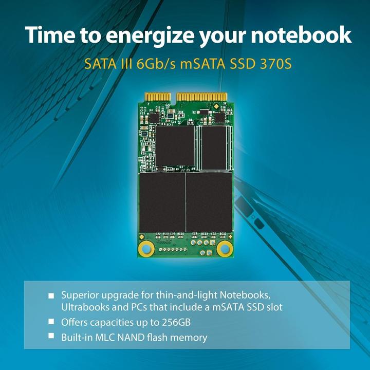 Produktbild Transcend 370S (256 GB, mSATA)