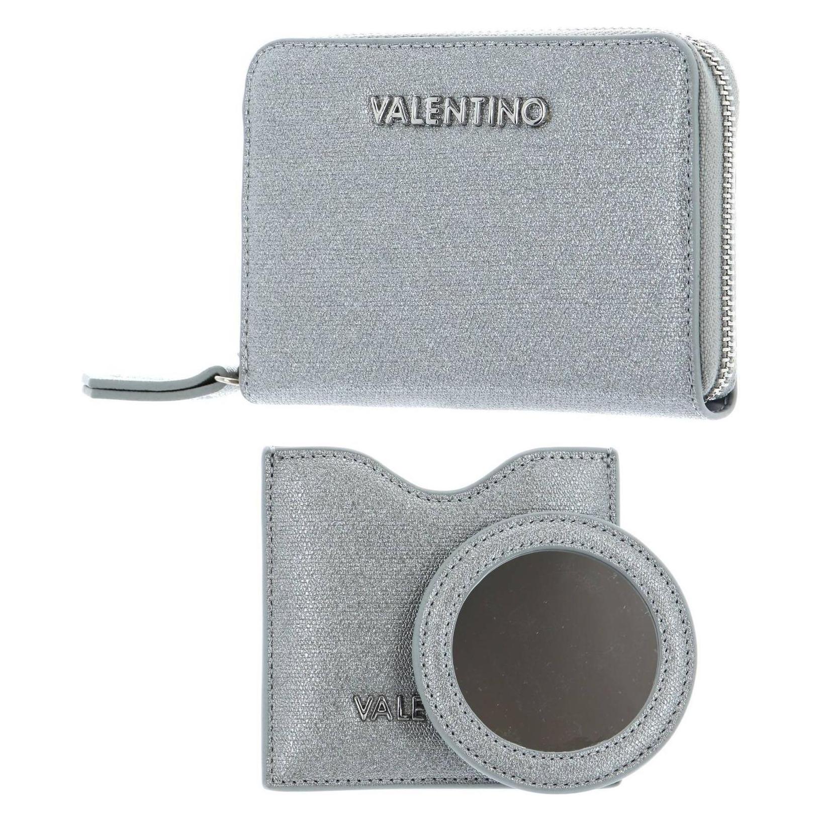 Valentino, Damen, Portemonnaie, Zenzero Wallet, Silber