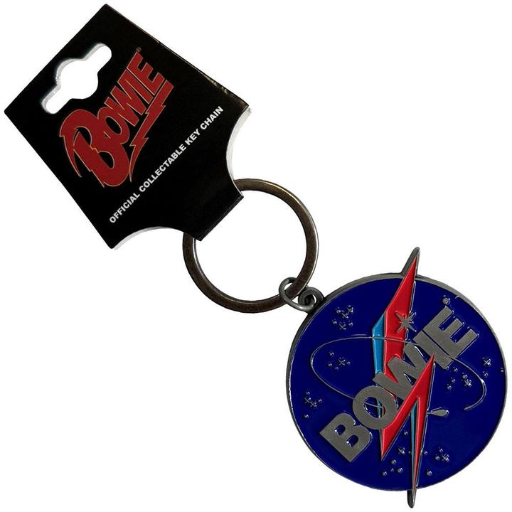 Actual product image David Bowie NASA Keyring