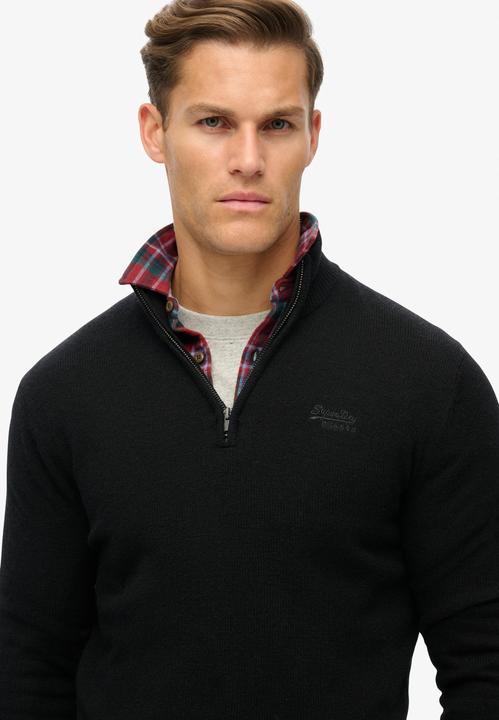 Image du produit Superdry Pull en maille brodée à col camionneur Essential (L)