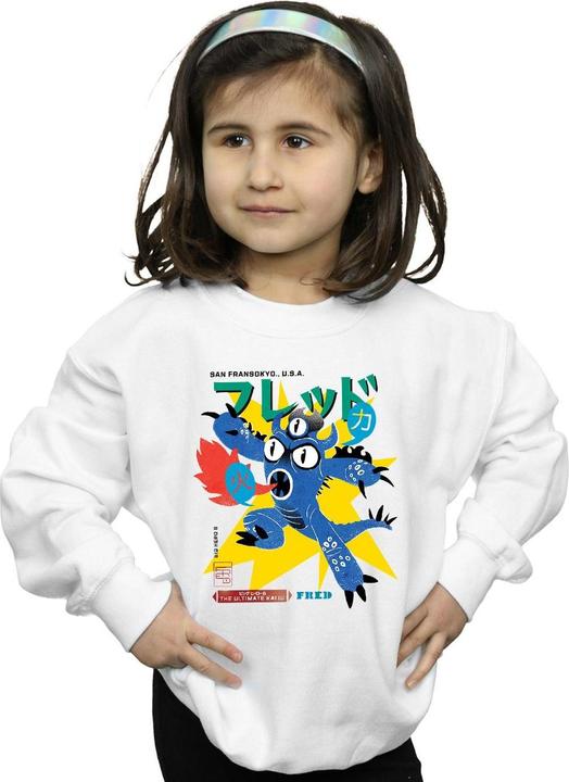 Produktbild Disney Big Hero 6 Fred Ultimate Kaiju Sweatshirt Mädchen (116)