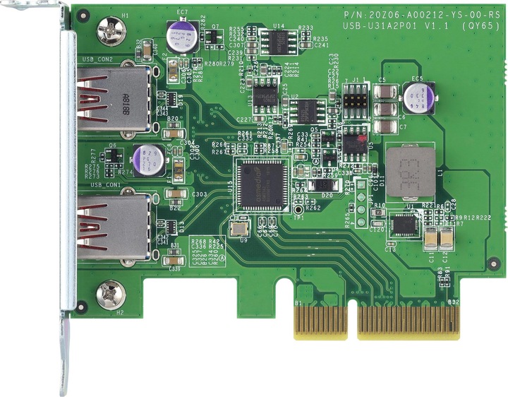 Produktbild QNAP Dual-port, USB3.2 Gen 2, PCIe expansion card
