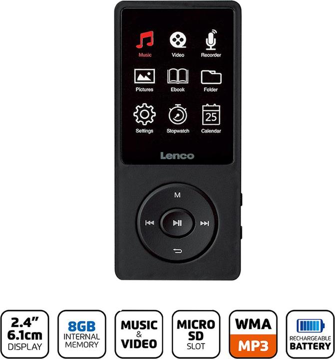 Produktbild Lenco Xemio 669BK (8 GB)