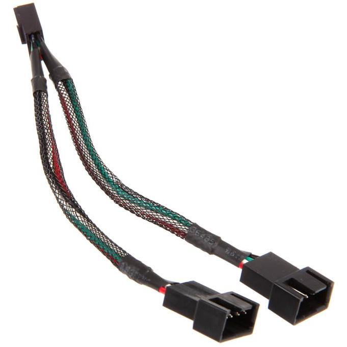 Aqua Computer aquabus Y-Kabel 4polig, Wasserkühlung Überwachung, Schwarz