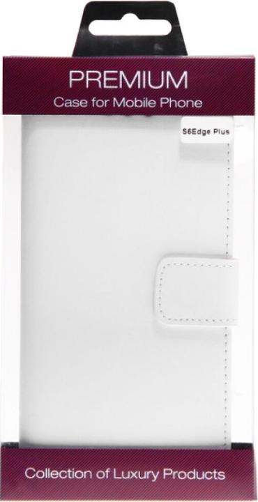 Immagine prodotto OEM Custodia a libro in pelle sottile per Galaxy S6 Edge Plus - bianco 4250710564828 (Samsung Galaxy S6 Edge+)