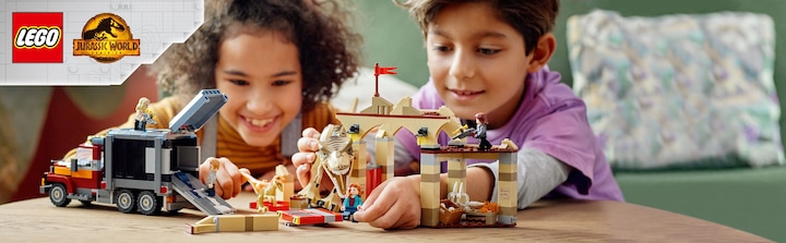 Immagine prodotto LEGO T. Rex e Atrociraptor: epidemia di dinosauri (76948, LEGO Jurassic World)