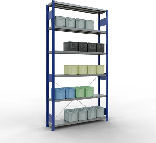 Actual product image Schulte Lagertechnik MULTIplus250 basic racking system with cross braces