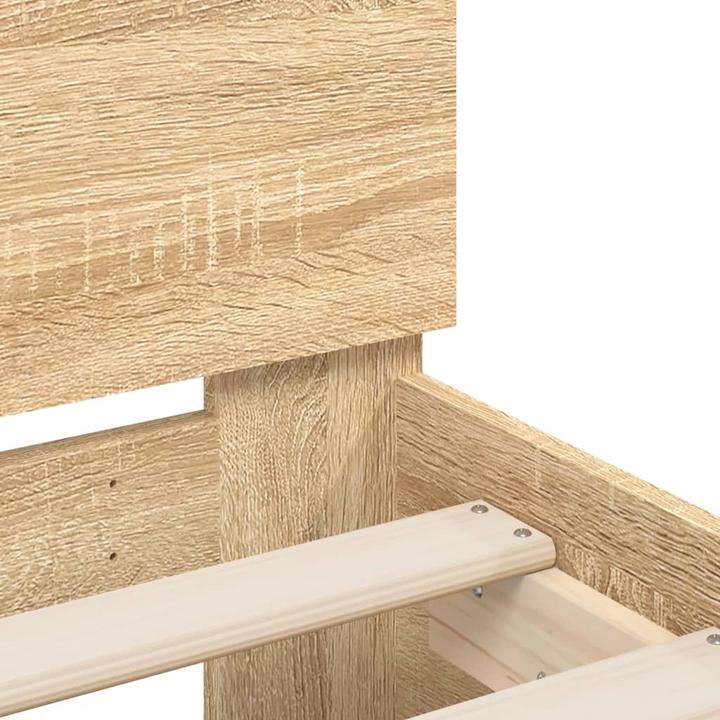 Actual product image VidaXL Bed frame with headboard (150 x 200 cm)