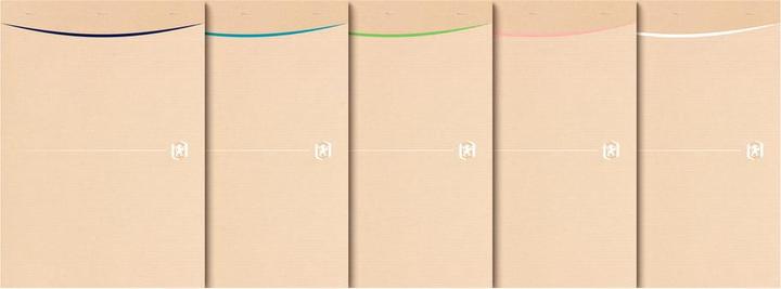 Actual product image Oxford Notepad A4/80BL squared 5mm assorted (210 x 297 mm, Checked, Soft cover)