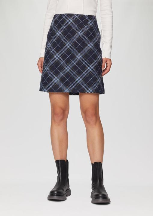 Produktbild s.Oliver Rock Kurzer Rock mit Web-Karo (34)