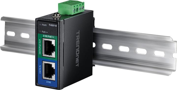 Actual product image Trendnet Industrial 2.5G PoE++ Injector (802.3bt (PoE++), 95 W)
