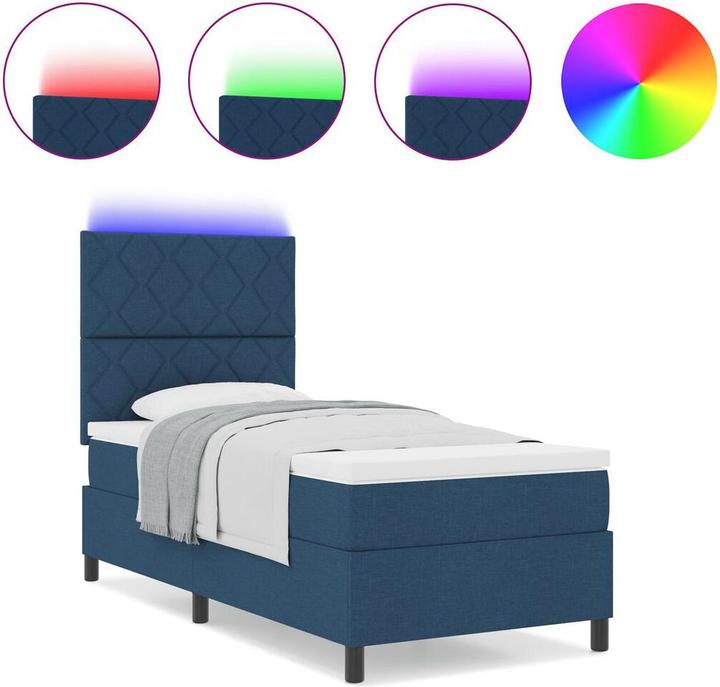 Produktbild vidaXL Boxspringbett (100 x 200 cm)