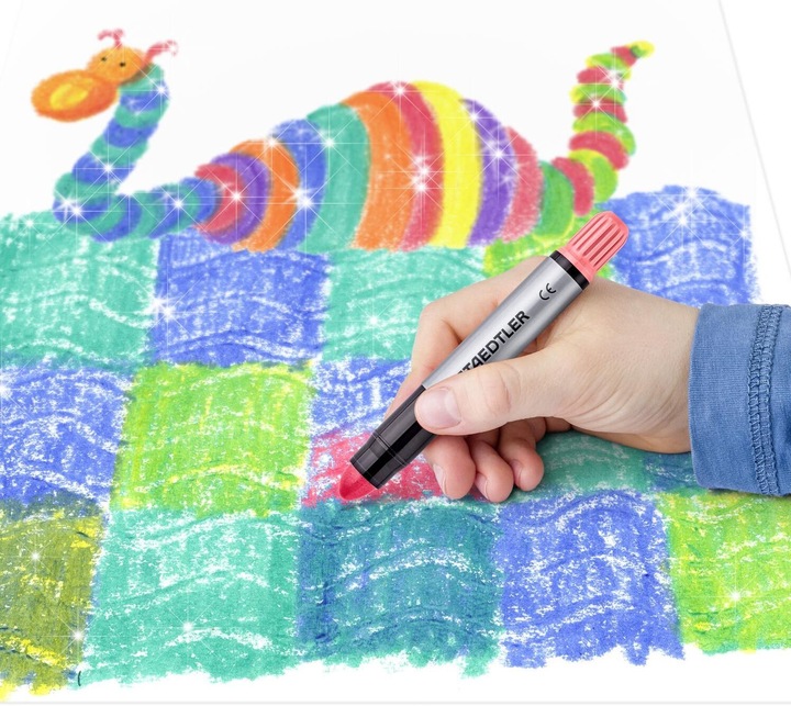 Actual product image Staedtler Noris Club Gel Crayons metallic 6pcs (Assorted colours, 6 x)