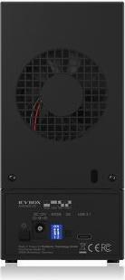 Produktbild Icy Box IB-RD3621-C31 Externes 2-Bay-RAID-Gehäuse für 2x 2,5-Zoll- oder 3,5-Zoll-SATA-Laufwerke (2.5", 3.5")