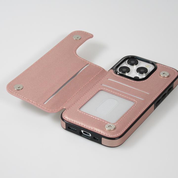 Actual product image PhoneLook Silicone case with surface and fold-out wallet (Apple iPhone 15 Pro)
