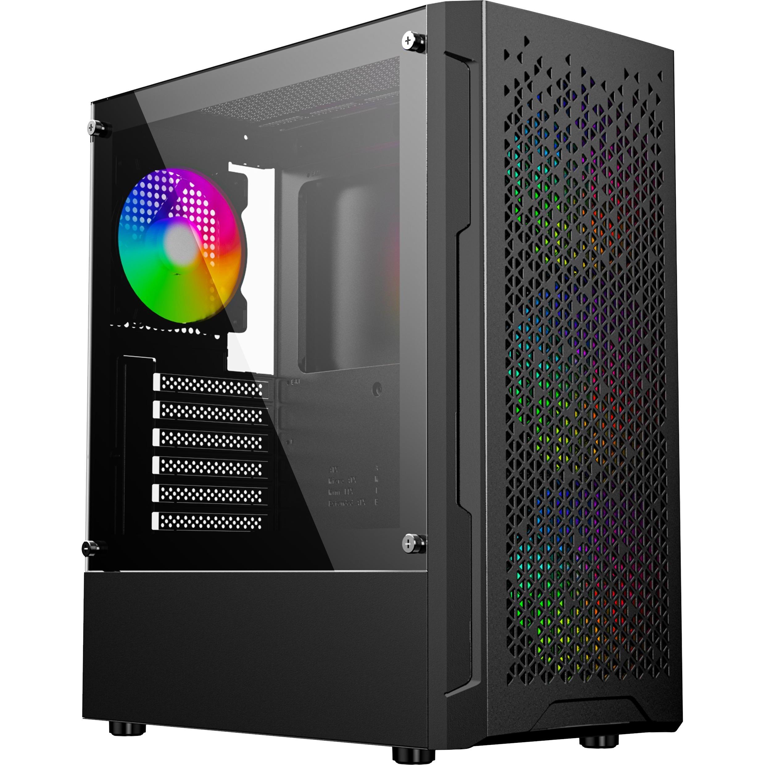 Thumbnail - Gembird Fornax 400X Gaming-Computergehäuse (ATX), PC Gehäuse, Schwarz