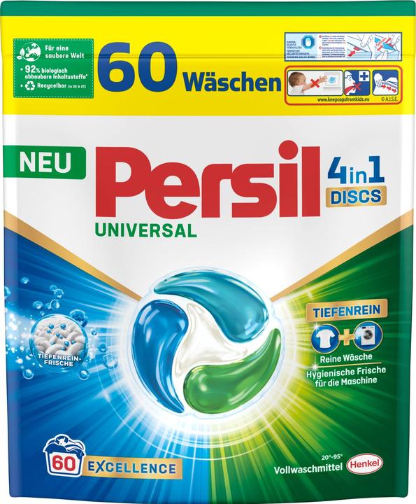 Persil Universal Excellence (60 Washing cycles, Wash pods)