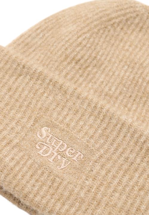 Actual product image Superdry soft rib children's knitted hat