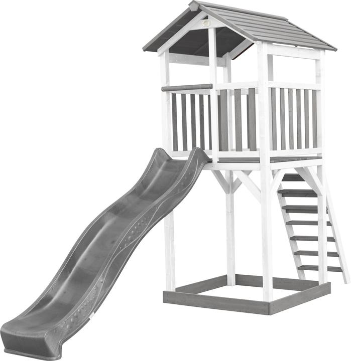 Axi Beach Tower Spielturm - Graue Rutsche
