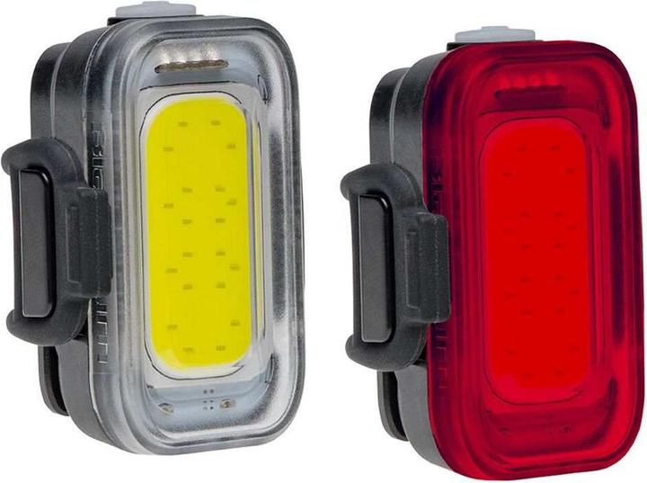 Actual product image Blackburn Grid Light Set Lampe Set vorne 110 Lumen, hintere 40 Lumen (neu 2023) (110 lm, 40 lm)