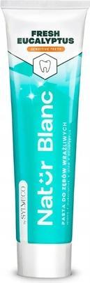 Actual product image Sylveco Natur Blanc Toothpaste For Sensitive Teeth Fresh Eucalyptus, 100 Ml (100 ml)