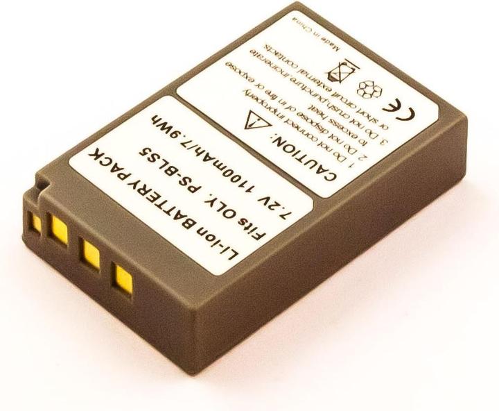 Actual product image AGI Battery compatible with Olympus BLS-50 - Battery - 900 mAh (Camera battery)
