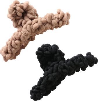 Immagine prodotto Trisa Pinza fashion con nodo in tessuto nero, marrone 2 pezzi. (2 pz.)