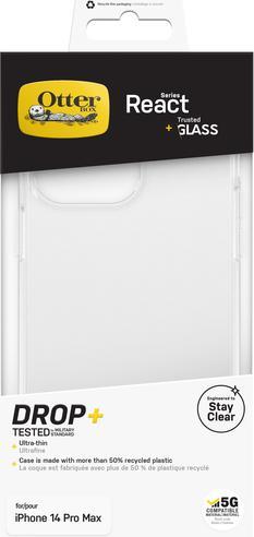 Actual product image OtterBox React + Glass Bundle - Kit (Apple iPhone 14 Pro Max)
