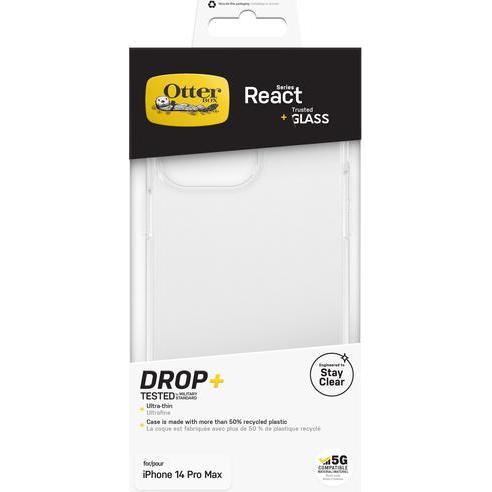 Thumbnail - OtterBox React + Glass Bundle - Kit (Apple iPhone 14 Pro Max), Smartphone Hülle, Transparent