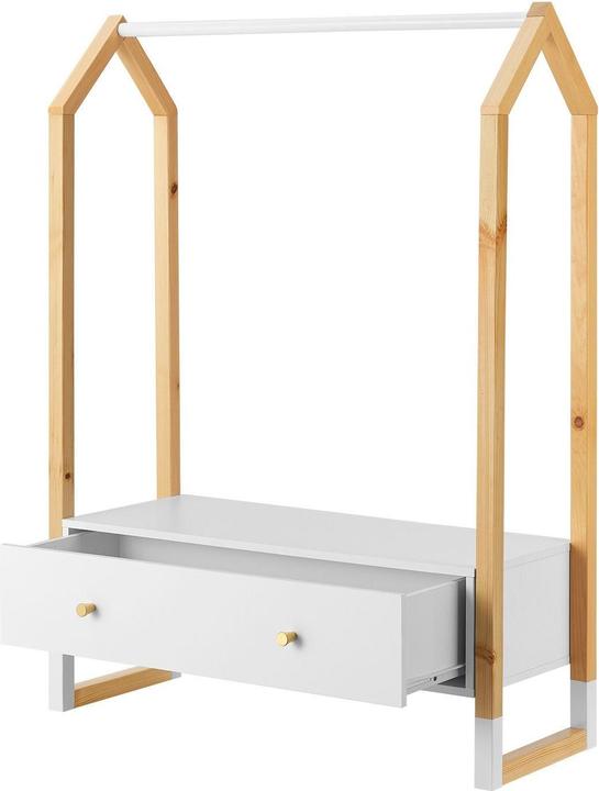 Immagine prodotto Juskys Kinder Kleiderständer Filla mit Schublade und Stange