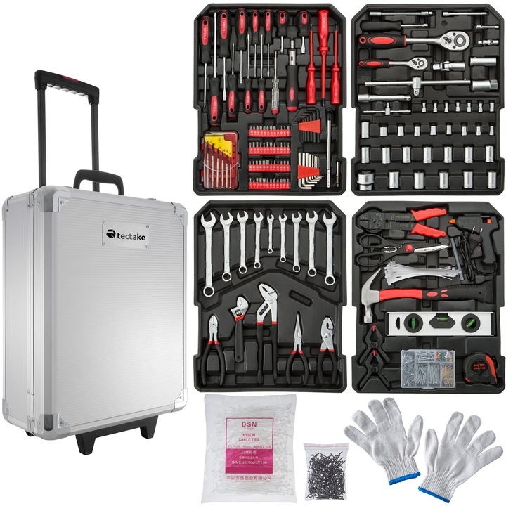 tectake Trolley tool box (1 pieces)