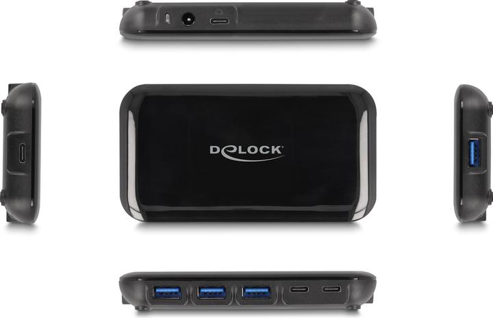 Produktbild Delock 7 Port USB 3.2 Gen 2 Hub mit 4 US (USB-C, 7 Ports)