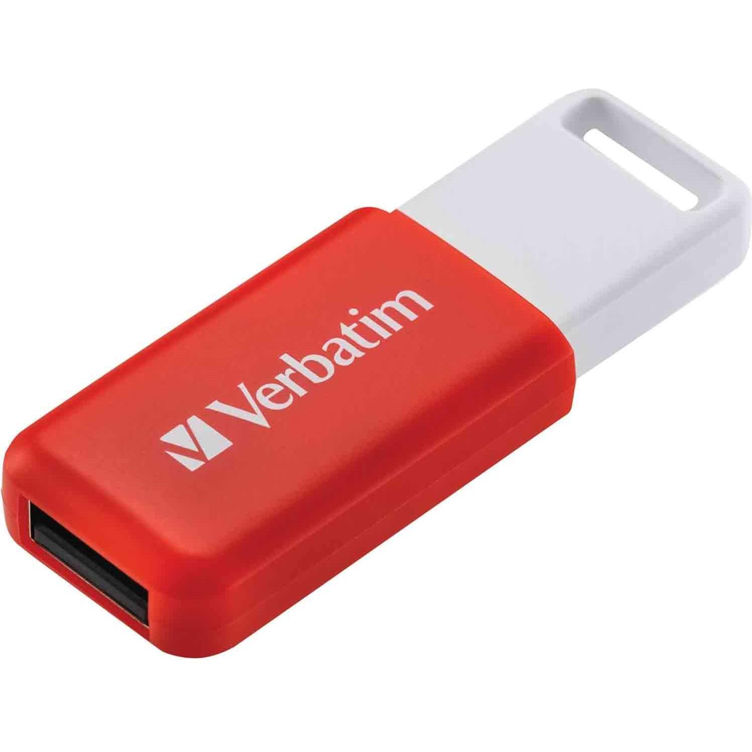 Verbatim DataBar USB 2.0 16GB Red (16 GB, USB-A) (49453)