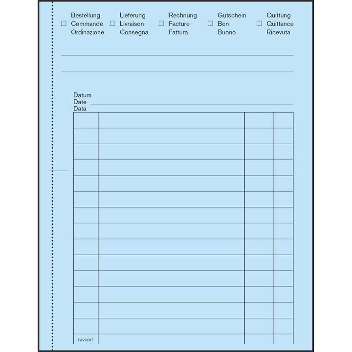 Produktbild Favorit Mehrzweckbuch (100 x)