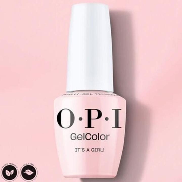 Immagine prodotto OPI Gelcolor Intelli-Gel Smalto in gel senza ema, It's A Girl! 15ml (È una ragazza, Smalto per unghie effetto gel)