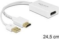 Produktbild Delock 62496 HDMI zu (DP, 24.50 cm)