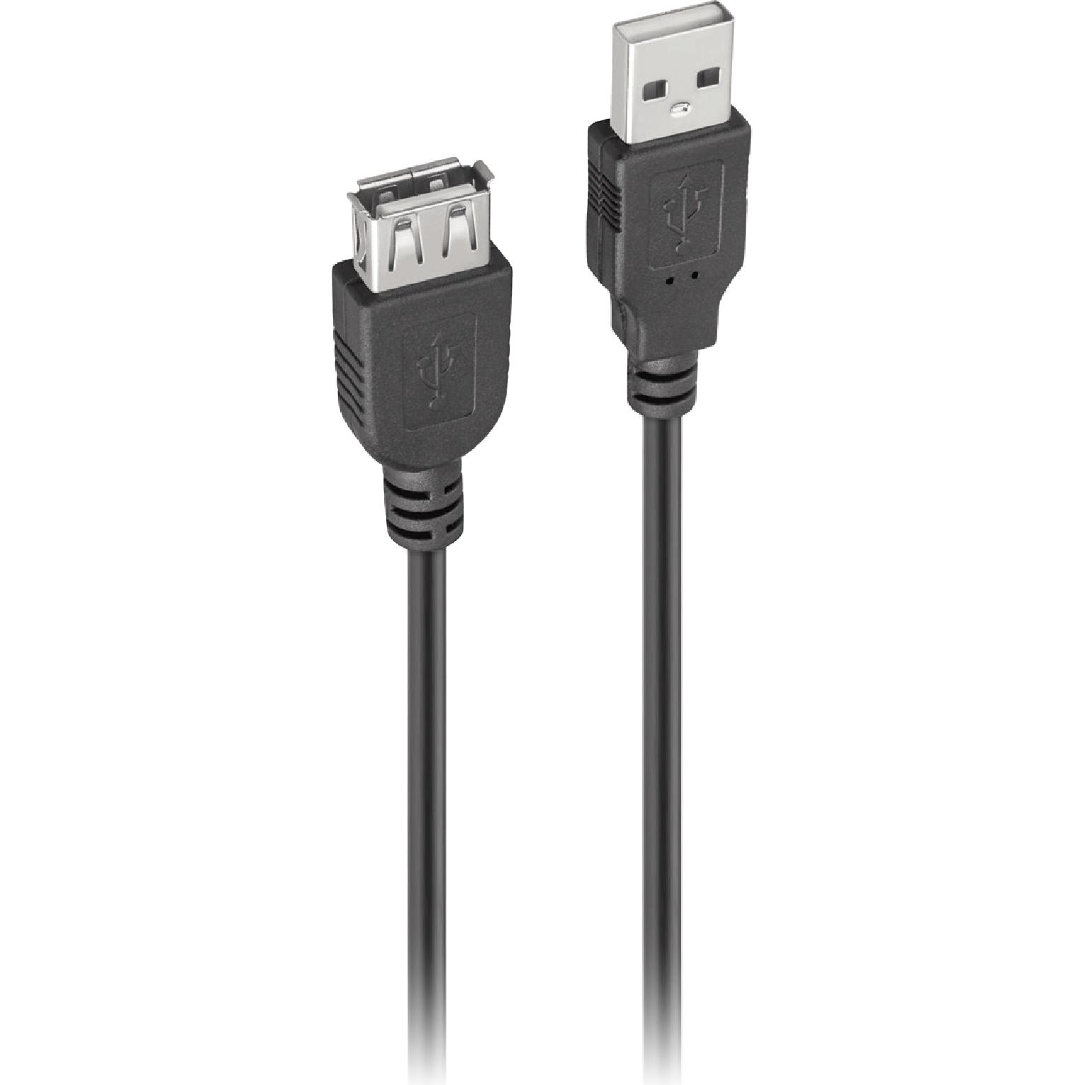 Setty cable extension USB 3,0 m KP-AA31 black (3 m, USB 3.0), Cavo USB