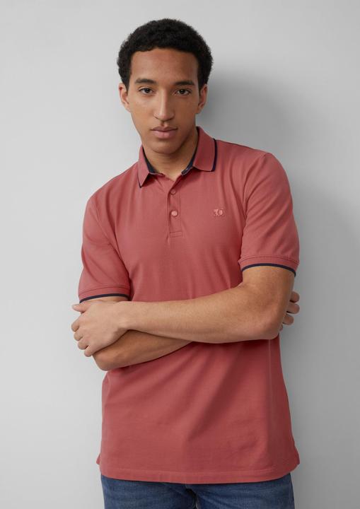 Produktbild S.Oliver Polo-Shirt Sportives Piqué-Poloshirt mit Kontrast-Details (L)