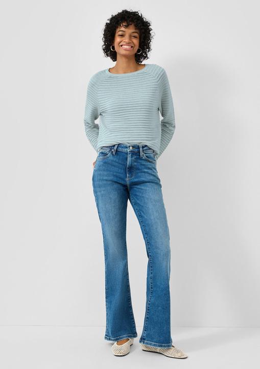 Produktbild s.Oliver Strickpullover Pullover mit Strukturmuster aus Viskosemix (XS)