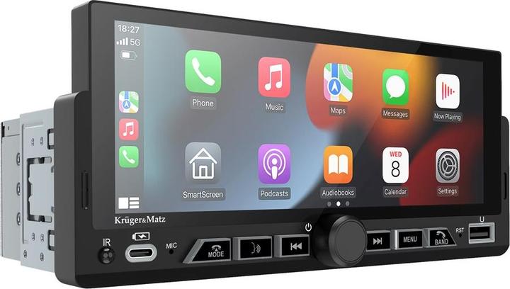 Immagine prodotto Krüger&Matz Kruger&Matz KM2017 1DIN CarPlay/AndroidAuto Autoradio (Apple Carplay, Auto Android)