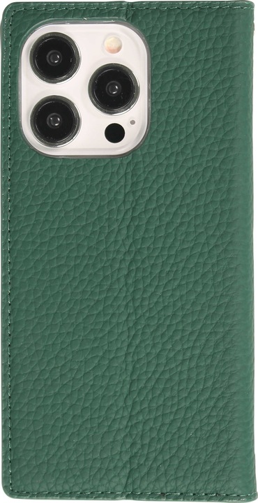 Produktbild PhoneLook Hülle Flip 3D echtes genarbtes Rindsleder (Apple iPhone 15 Pro Max)
